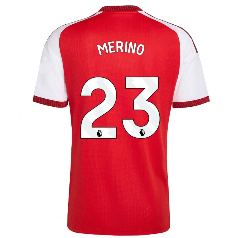 Danxen Mann Mikel Merino #23 Rød Hvit Svart Hjemmetrøye Drakt Trøye 2026/27 Skjorter T-Skjorte