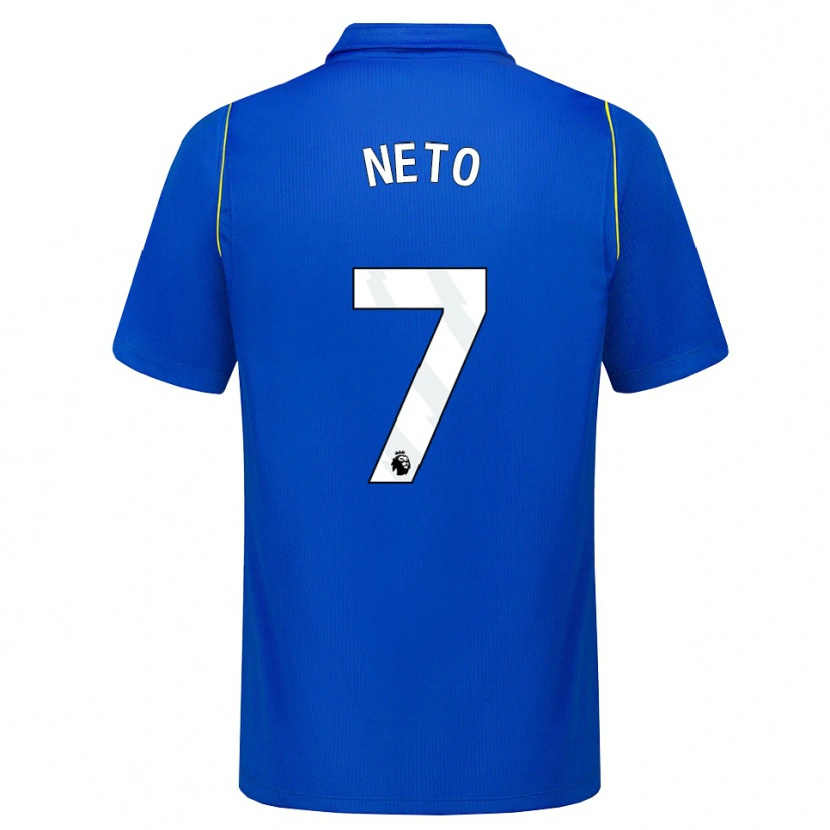 Danxen Mann Pedro Neto #7 Blå Gul Hjemmetrøye Drakt Trøye 2026/27 Skjorter T-Skjorte