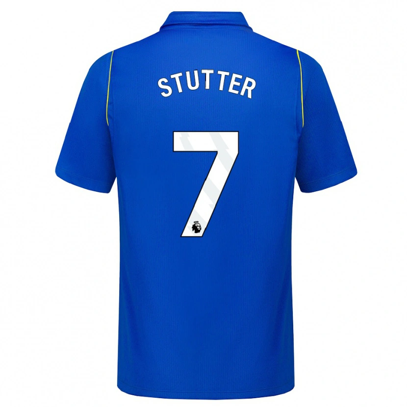 Danxen Mann Ronnie Stutter #7 Blå Gul Hjemmetrøye Drakt Trøye 2026/27 Skjorter T-Skjorte