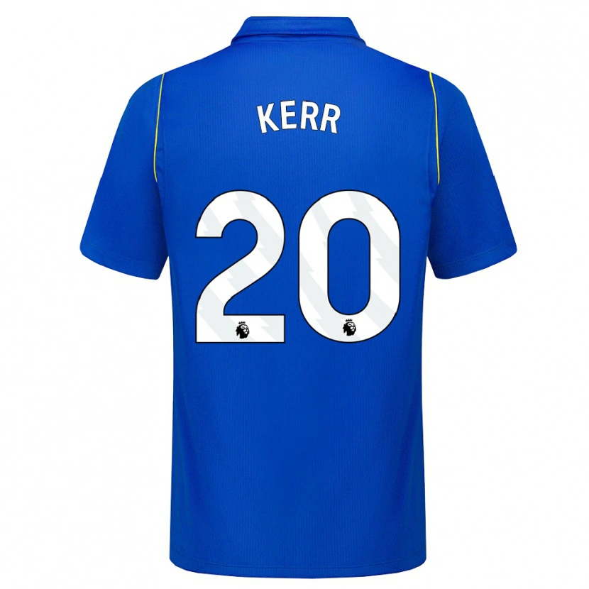 Danxen Mann Sam Kerr #20 Blå Gul Hjemmetrøye Drakt Trøye 2026/27 Skjorter T-Skjorte