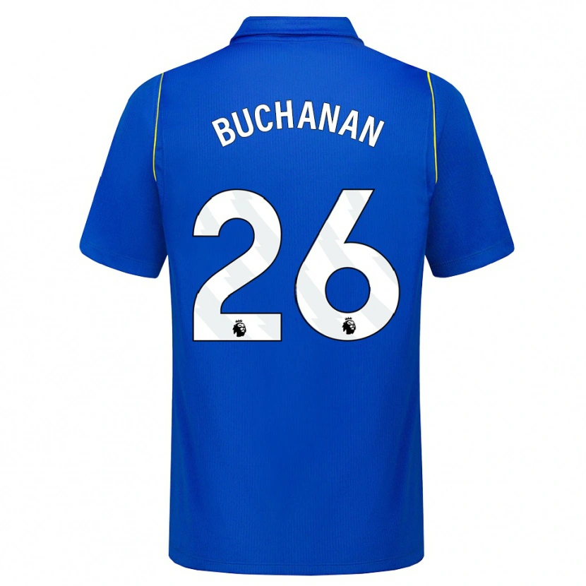 Danxen Mann Kadeisha Buchanan #26 Blå Gul Hjemmetrøye Drakt Trøye 2026/27 Skjorter T-Skjorte