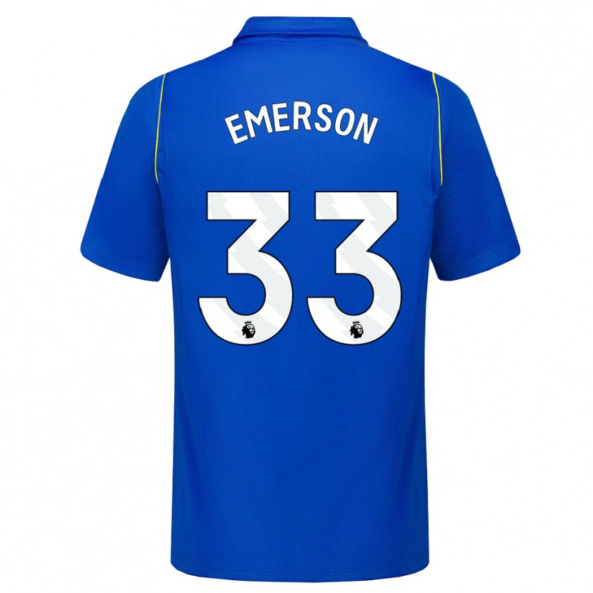 Danxen Mann Emerson #33 Blå Gul Hjemmetrøye Drakt Trøye 2026/27 Skjorter T-Skjorte