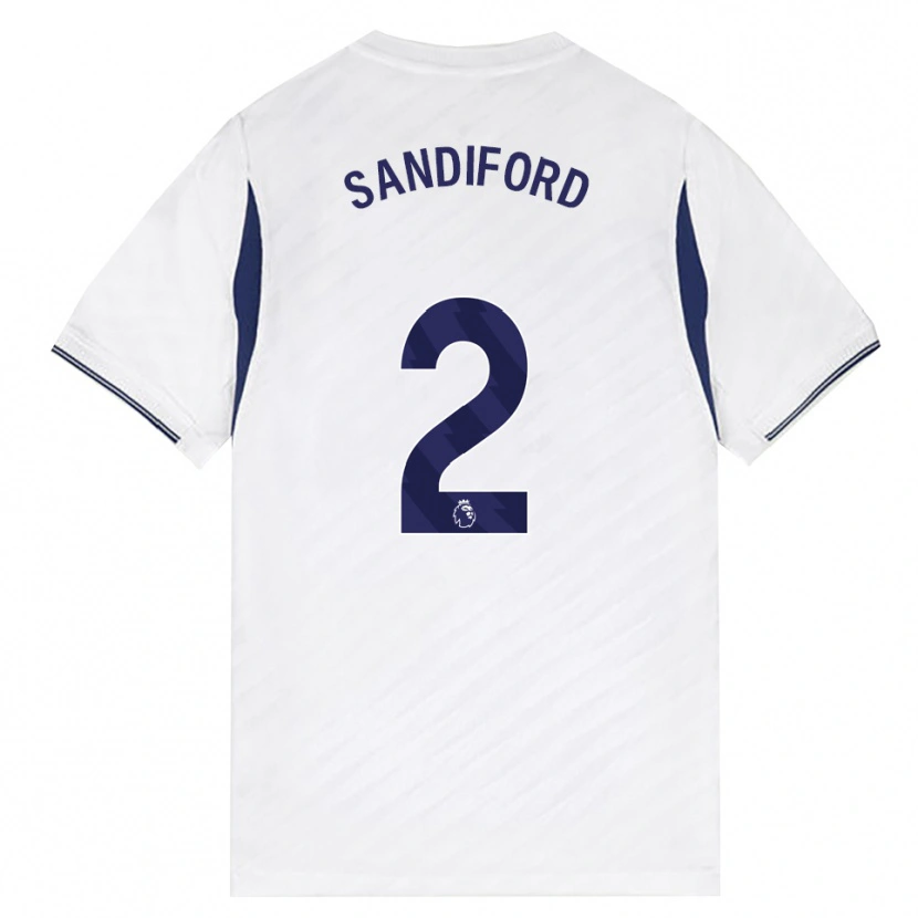 Danxen Mann Oscar Sandiford #2 Hvit Rød Lilla Hjemmetrøye Drakt Trøye 2026/27 Skjorter T-Skjorte