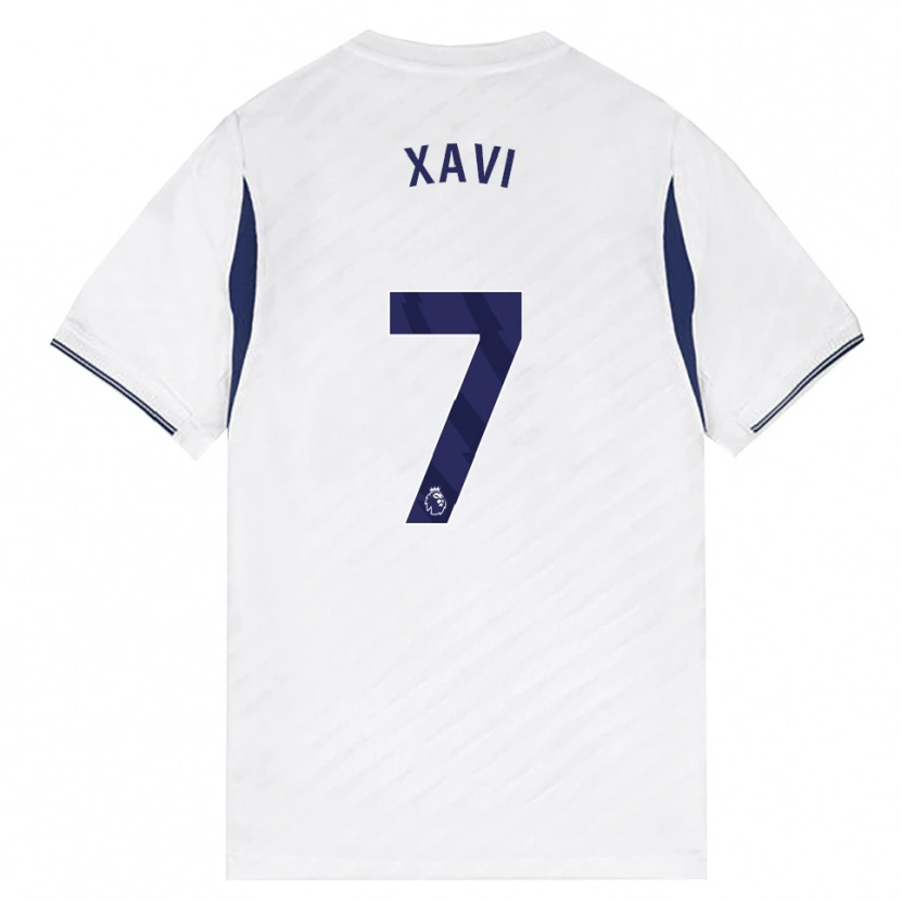 Danxen Mann Xavi Simons #7 Hvit Rød Lilla Hjemmetrøye Drakt Trøye 2026/27 Skjorter T-Skjorte