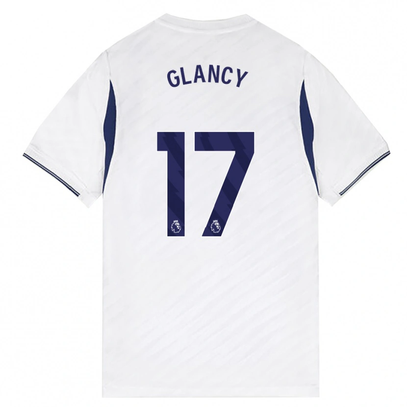 Danxen Mann Conall Glancy #17 Hvit Rød Lilla Hjemmetrøye Drakt Trøye 2026/27 Skjorter T-Skjorte