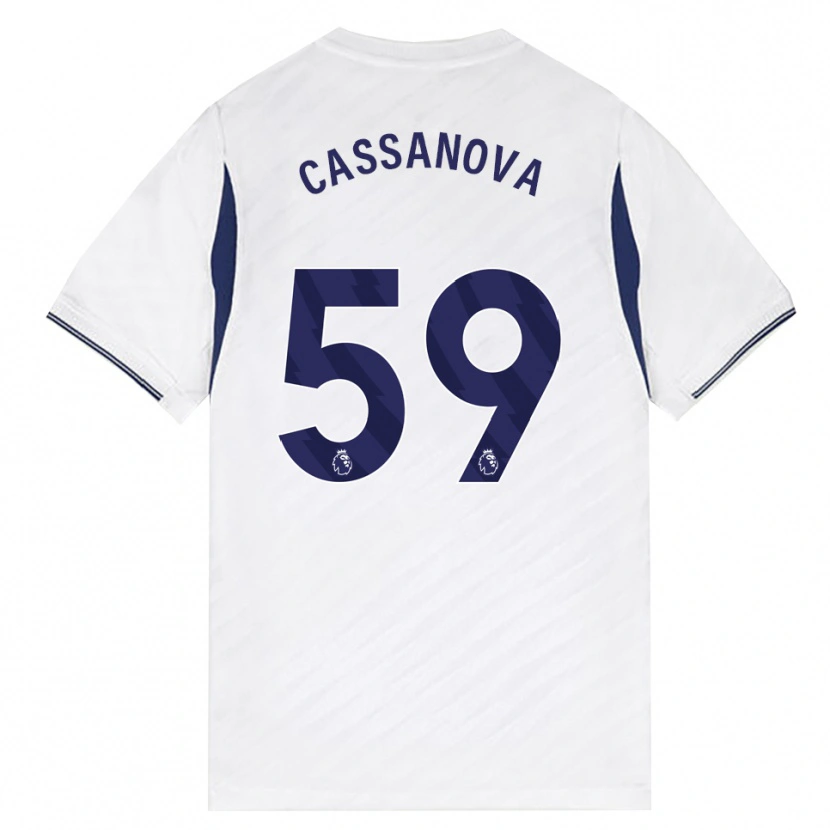 Danxen Mann Dante Cassanova #59 Hvit Rød Lilla Hjemmetrøye Drakt Trøye 2026/27 Skjorter T-Skjorte