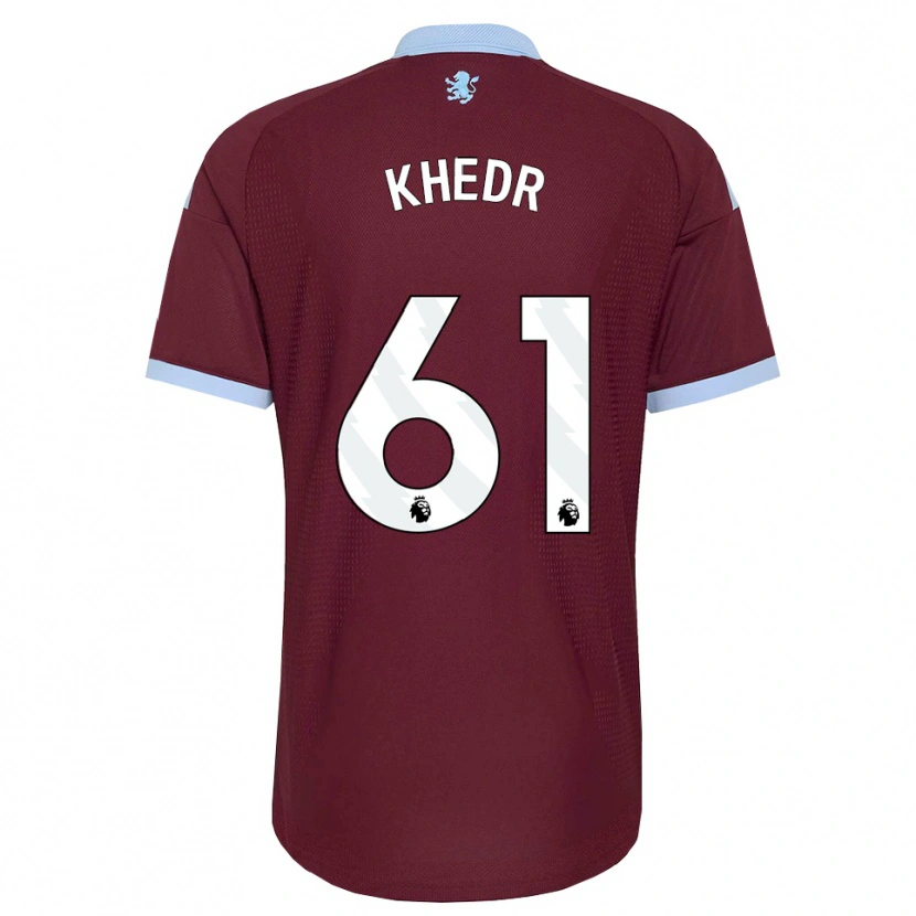 Danxen Mann Omar Khedr #61 Blå Kornblomst Burgunder Hjemmetrøye Drakt Trøye 2026/27 Skjorter T-Skjorte