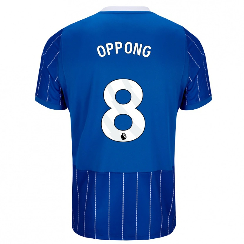 Danxen Mann Raffaele Oppong #8 Mellomblå Hvit Hjemmetrøye Drakt Trøye 2026/27 Skjorter T-Skjorte