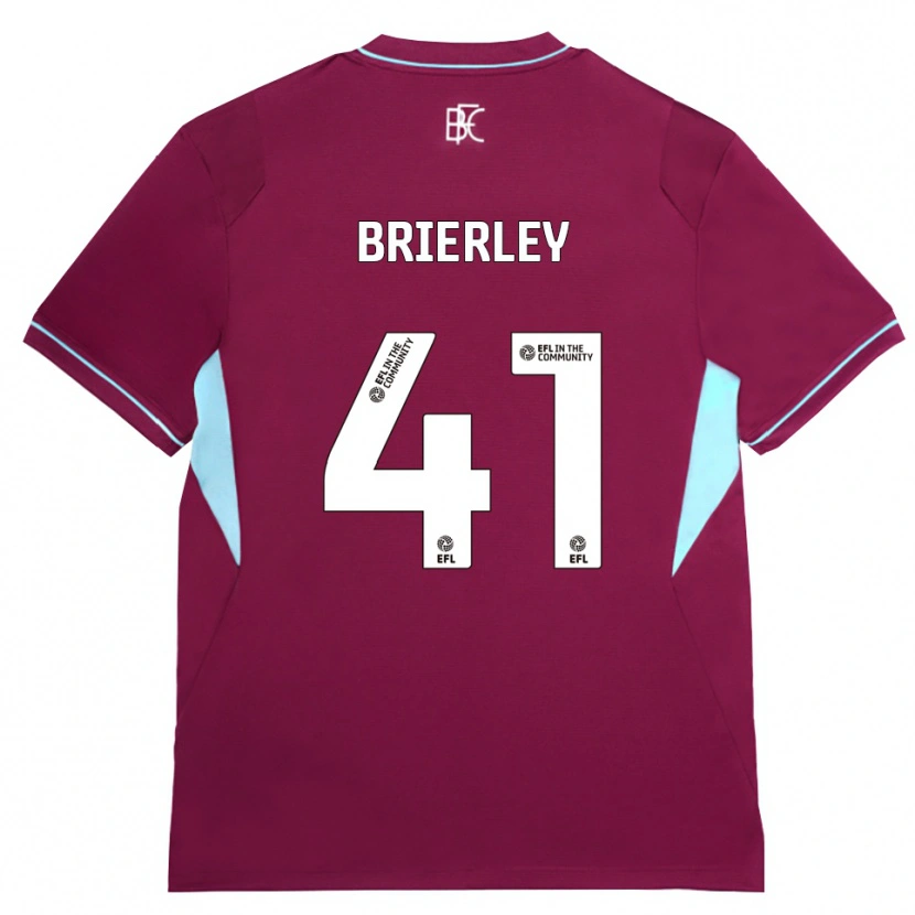 Danxen Mann George Brierley #41 Burgunder Grønn Hjemmetrøye Drakt Trøye 2026/27 Skjorter T-Skjorte