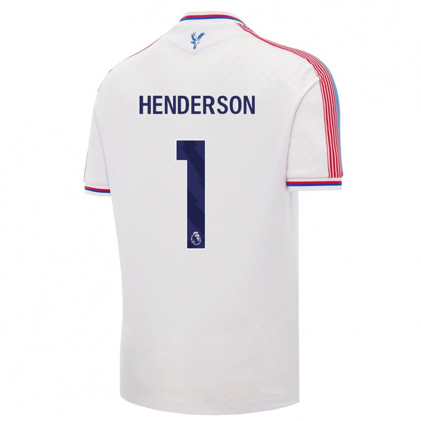 Danxen Mann Dean Henderson #1 Hvit Rød Blå Hjemmetrøye Drakt Trøye 2026/27 Skjorter T-Skjorte