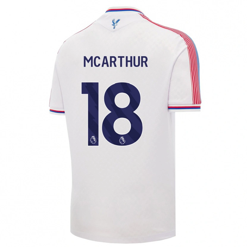 Danxen Mann James Mcarthur #18 Hvit Rød Blå Hjemmetrøye Drakt Trøye 2026/27 Skjorter T-Skjorte