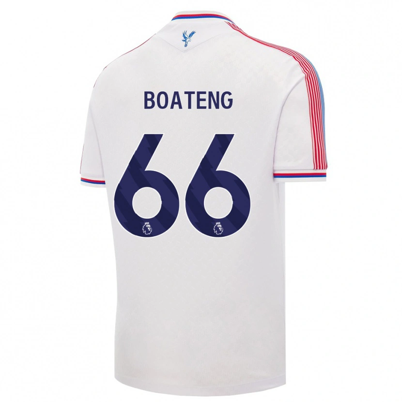 Danxen Mann David Boateng #66 Hvit Rød Blå Hjemmetrøye Drakt Trøye 2026/27 Skjorter T-Skjorte