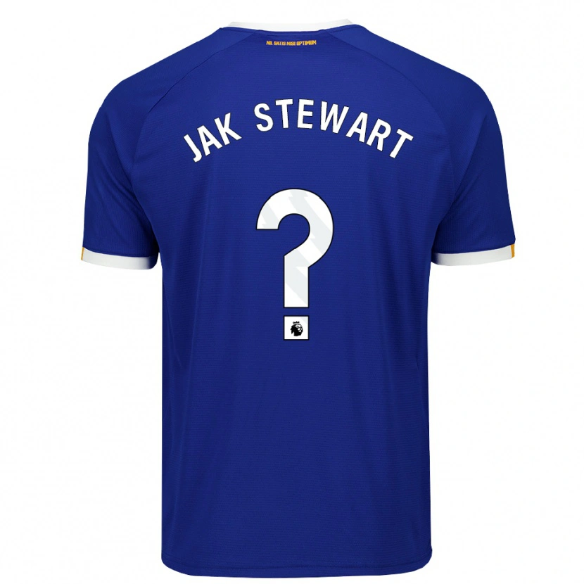 Danxen Mann Jak Stewart #0 Blå Hvit Gul Hjemmetrøye Drakt Trøye 2026/27 Skjorter T-Skjorte