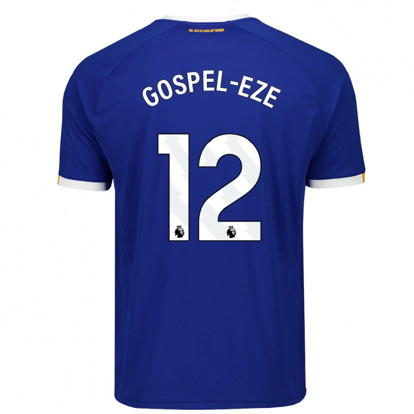 Danxen Mann Goodness Gospel-Eze #12 Blå Hvit Gul Hjemmetrøye Drakt Trøye 2026/27 Skjorter T-Skjorte