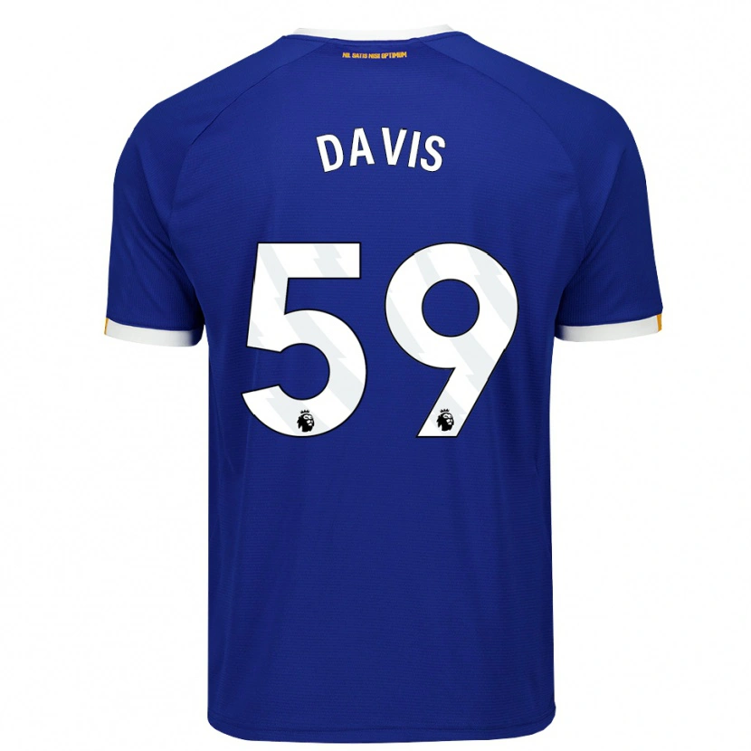 Danxen Mann Luca Davis #59 Blå Hvit Gul Hjemmetrøye Drakt Trøye 2026/27 Skjorter T-Skjorte