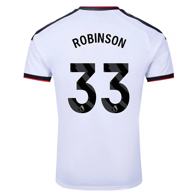Danxen Mann Antonee Robinson #33 Hvit Svart Rød Hjemmetrøye Drakt Trøye 2026/27 Skjorter T-Skjorte