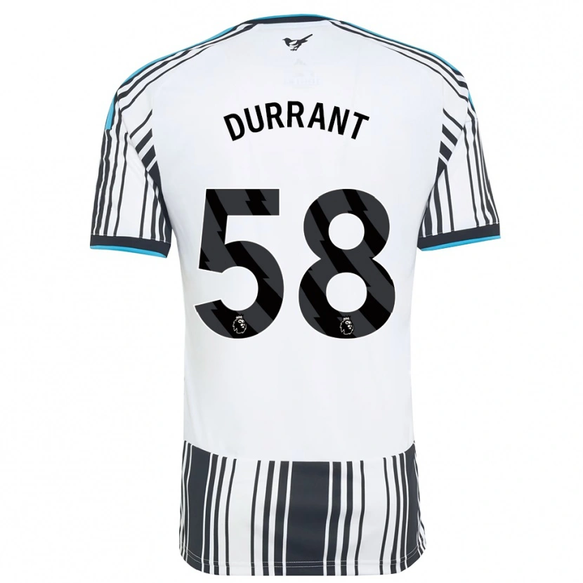 Danxen Mann Jake Durrant #58 Himmelblå Svart Hvit Hjemmetrøye Drakt Trøye 2026/27 Skjorter T-Skjorte