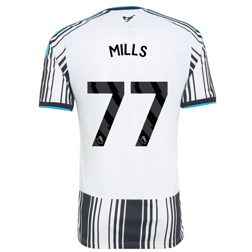 Danxen Mann Michael Mills #77 Himmelblå Svart Hvit Hjemmetrøye Drakt Trøye 2026/27 Skjorter T-Skjorte