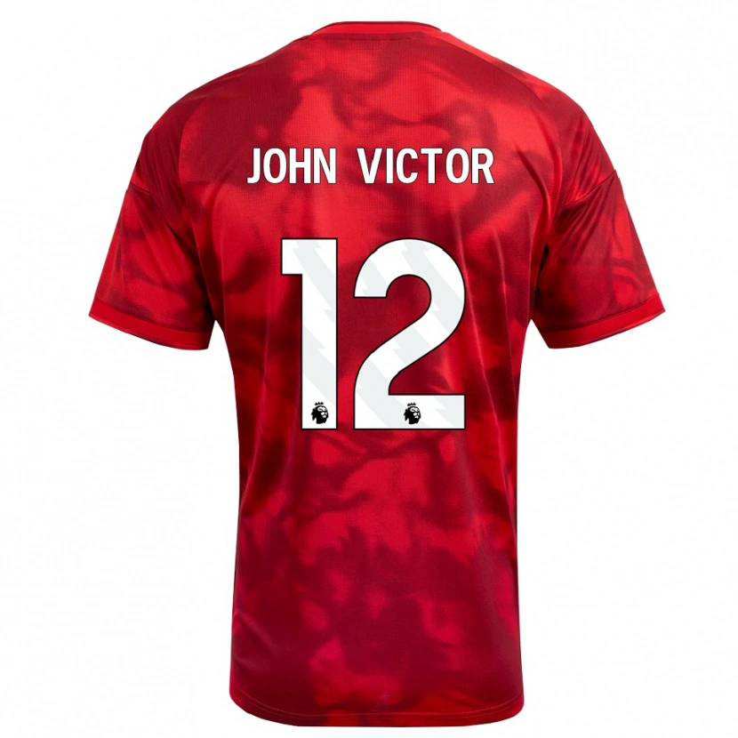 Danxen Mann John Victor #12 Krimshvit Hjemmetrøye Drakt Trøye 2026/27 Skjorter T-Skjorte