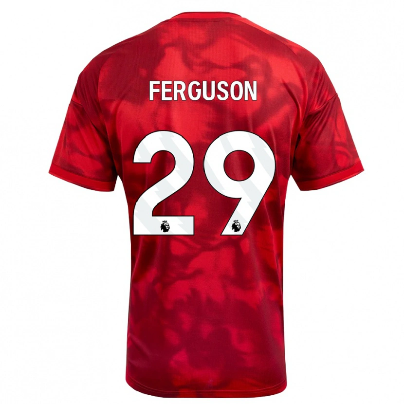Danxen Mann Georgie Ferguson #29 Krimshvit Hjemmetrøye Drakt Trøye 2026/27 Skjorter T-Skjorte