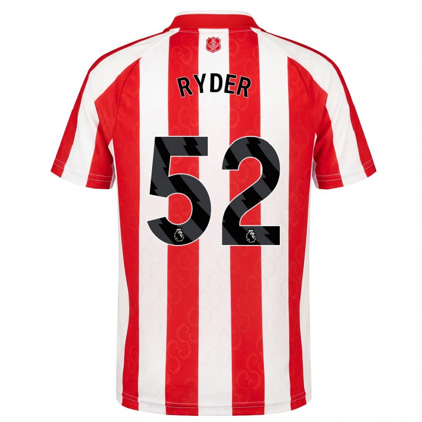 Danxen Mann Joe Ryder #52 Rød Hvit Svart Hjemmetrøye Drakt Trøye 2026/27 Skjorter T-Skjorte