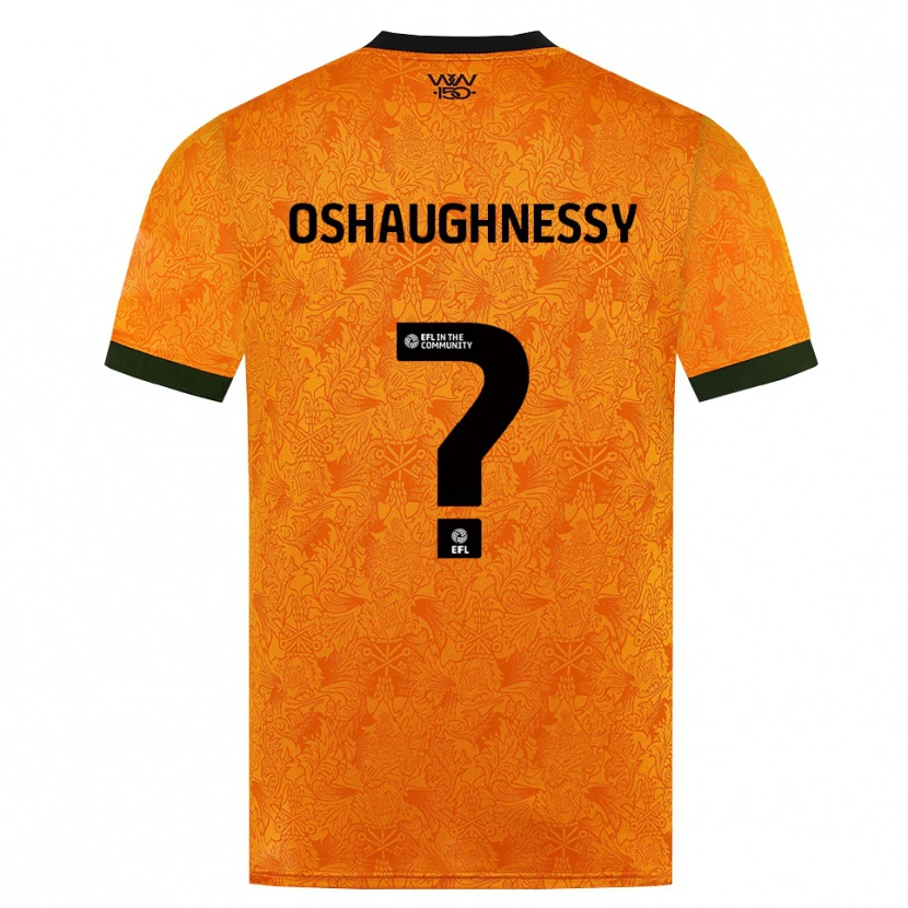 Danxen Mann Joe Oshaughnessy #0 Oransje Svart Hjemmetrøye Drakt Trøye 2026/27 Skjorter T-Skjorte