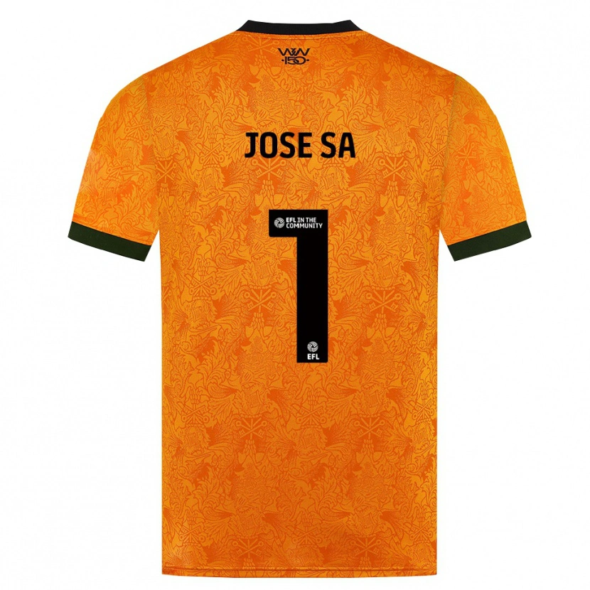 Danxen Mann José Sá #1 Oransje Svart Hjemmetrøye Drakt Trøye 2026/27 Skjorter T-Skjorte