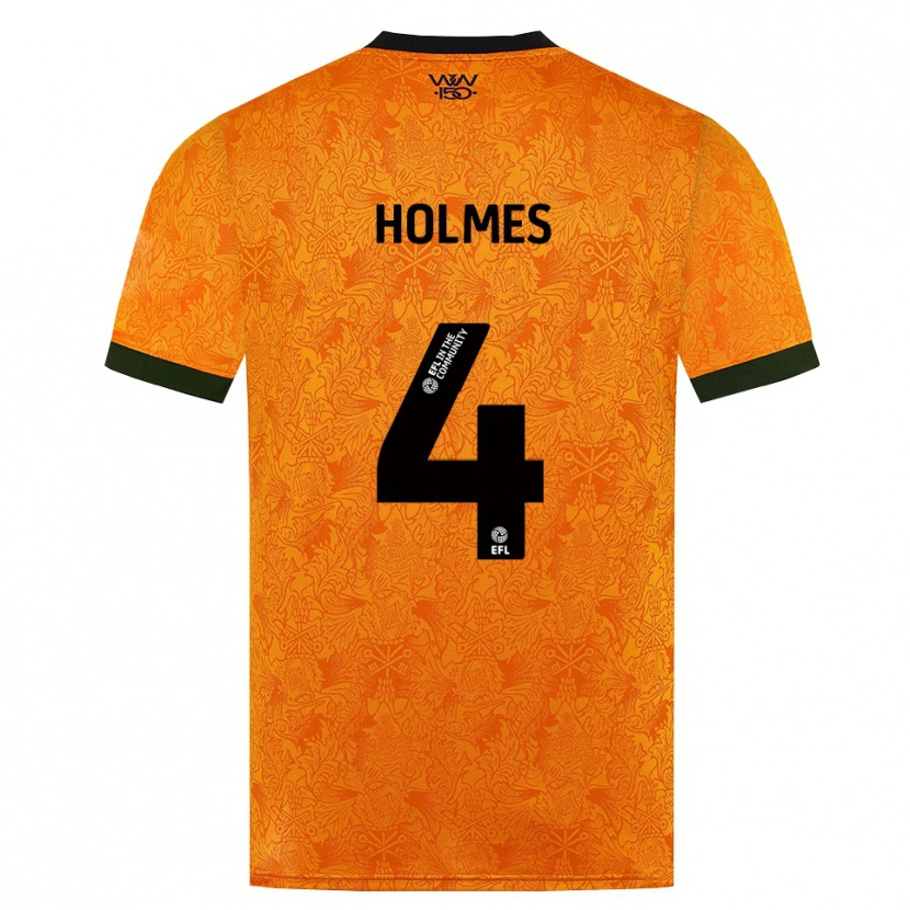Danxen Mann Summer Holmes #4 Oransje Svart Hjemmetrøye Drakt Trøye 2026/27 Skjorter T-Skjorte
