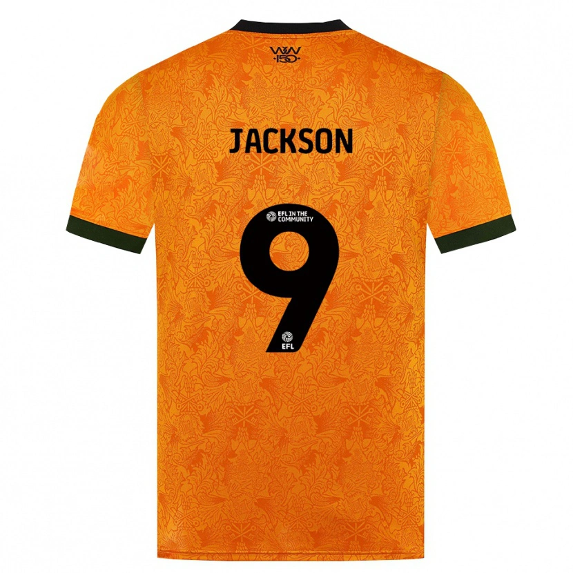 Danxen Mann Ricky Jackson #9 Oransje Svart Hjemmetrøye Drakt Trøye 2026/27 Skjorter T-Skjorte