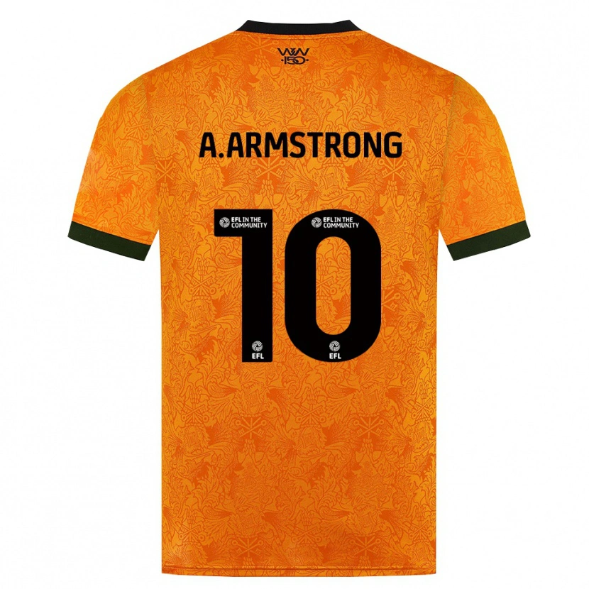 Danxen Mann Adam Armstrong #10 Oransje Svart Hjemmetrøye Drakt Trøye 2026/27 Skjorter T-Skjorte