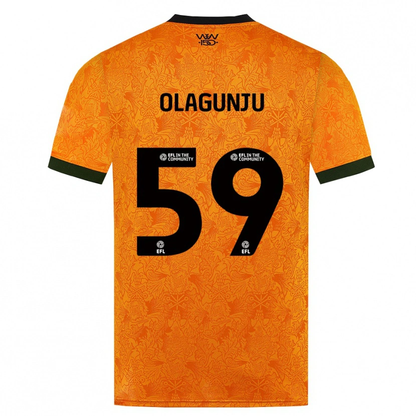 Danxen Mann Saheed Olagunju #59 Oransje Svart Hjemmetrøye Drakt Trøye 2026/27 Skjorter T-Skjorte