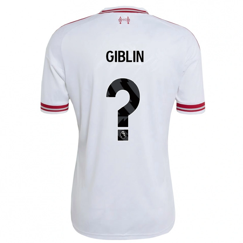 Danxen Mann Nathan Giblin #0 Rød Hvit Bortetrøye Drakt Trøye 2026/27 Skjorter T-Skjorte