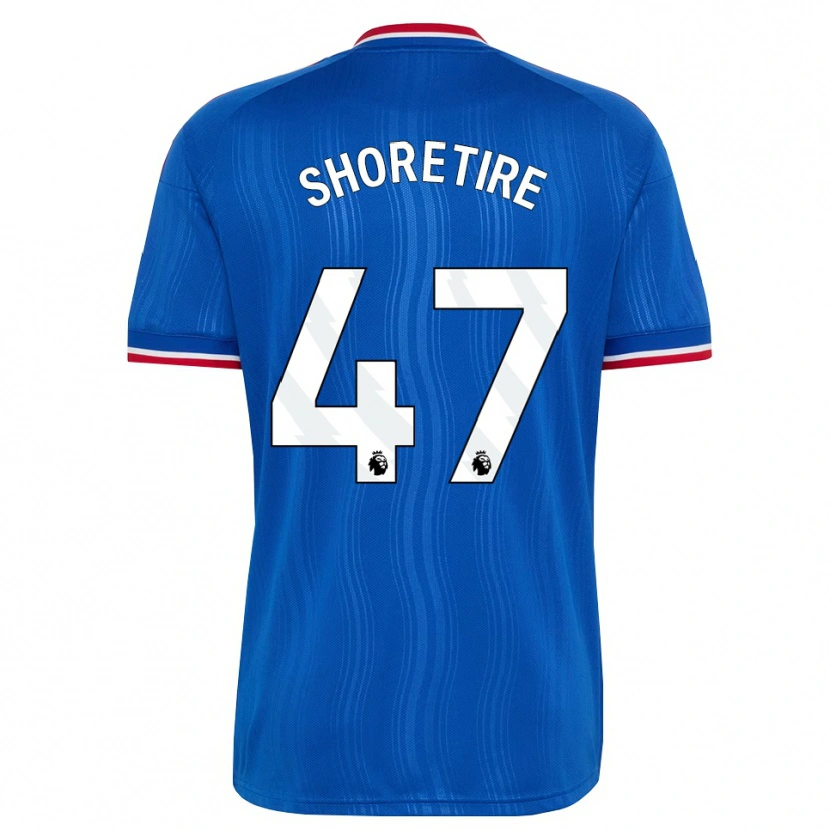 Danxen Mann Shola Shoretire #47 Blå Hvit Rød Bortetrøye Drakt Trøye 2026/27 Skjorter T-Skjorte