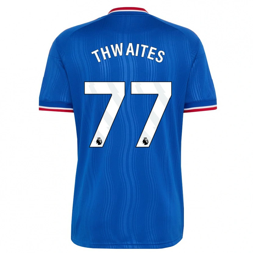Danxen Mann Jim Thwaites #77 Blå Hvit Rød Bortetrøye Drakt Trøye 2026/27 Skjorter T-Skjorte