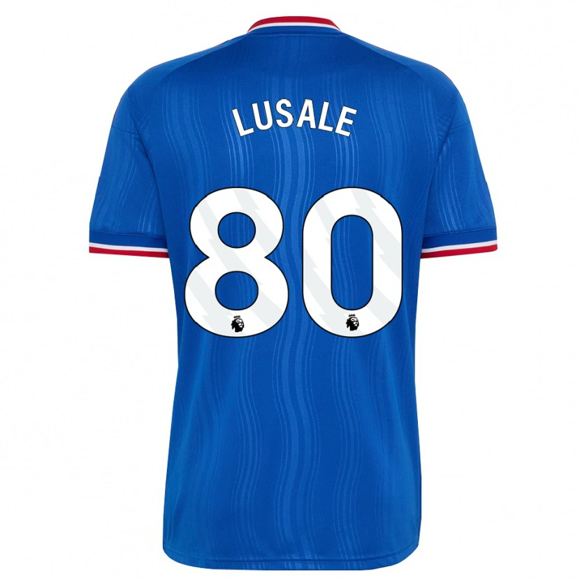 Danxen Mann Samuel Lusale #80 Blå Hvit Rød Bortetrøye Drakt Trøye 2026/27 Skjorter T-Skjorte