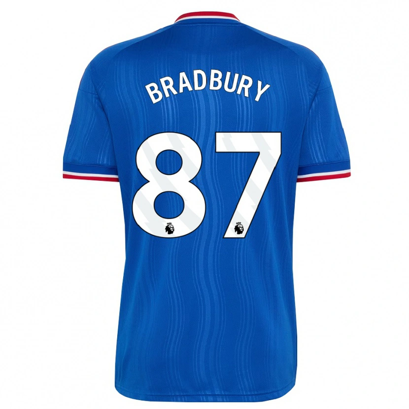 Danxen Mann Louie Bradbury #87 Blå Hvit Rød Bortetrøye Drakt Trøye 2026/27 Skjorter T-Skjorte