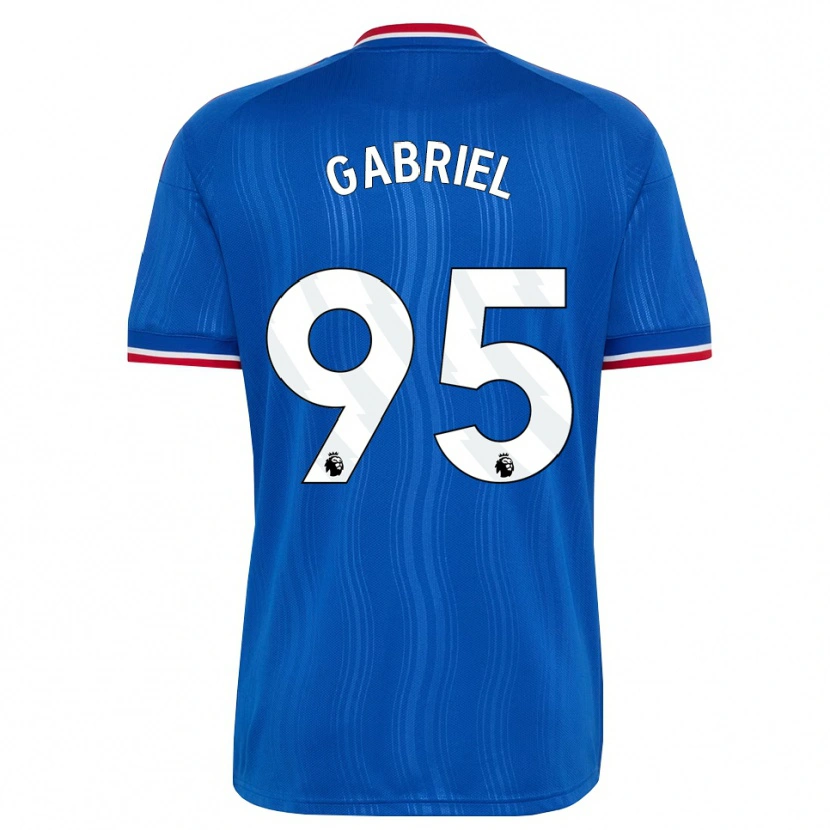 Danxen Mann Jj Gabriel #95 Blå Hvit Rød Bortetrøye Drakt Trøye 2026/27 Skjorter T-Skjorte