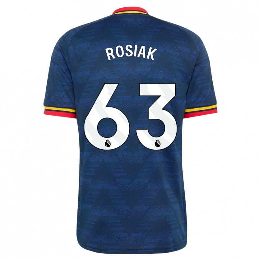 Danxen Mann Michal Rosiak #63 Midnattblå Gul Rød Bortetrøye Drakt Trøye 2026/27 Skjorter T-Skjorte