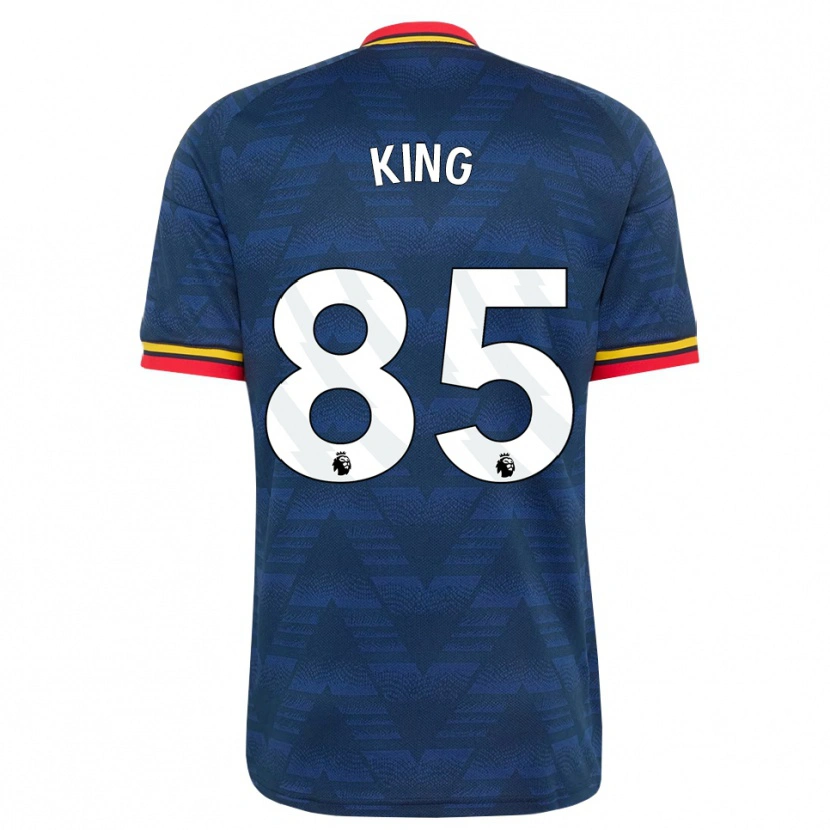 Danxen Mann Josiah King #85 Midnattblå Gul Rød Bortetrøye Drakt Trøye 2026/27 Skjorter T-Skjorte