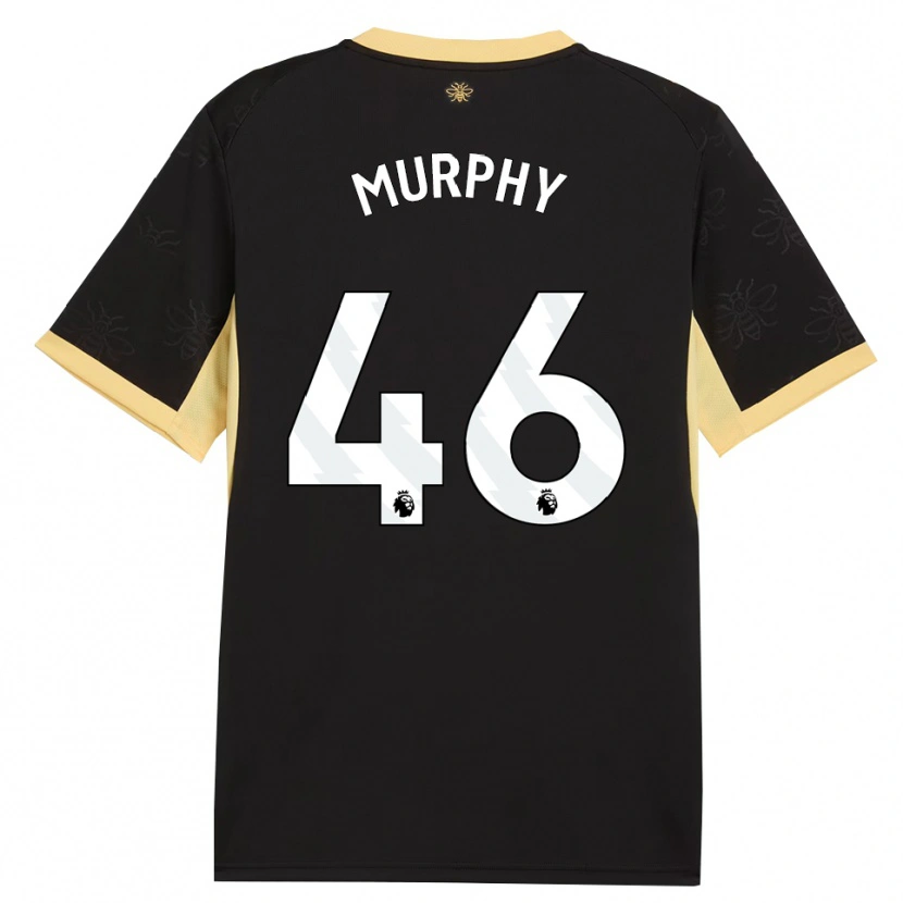 Danxen Mann Lily Murphy #46 Svart Gul Bortetrøye Drakt Trøye 2026/27 Skjorter T-Skjorte