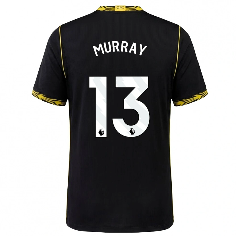 Danxen Mann Jake Murray #13 Svart Gul Bortetrøye Drakt Trøye 2026/27 Skjorter T-Skjorte