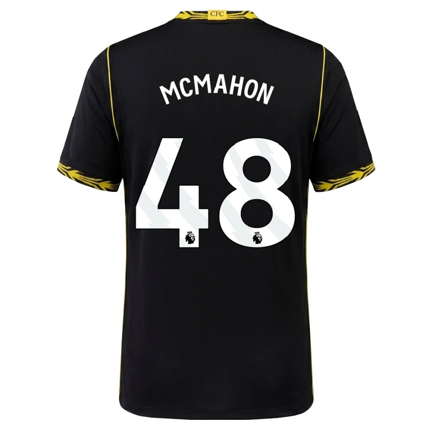 Danxen Mann Harrison Mcmahon #48 Svart Gul Bortetrøye Drakt Trøye 2026/27 Skjorter T-Skjorte