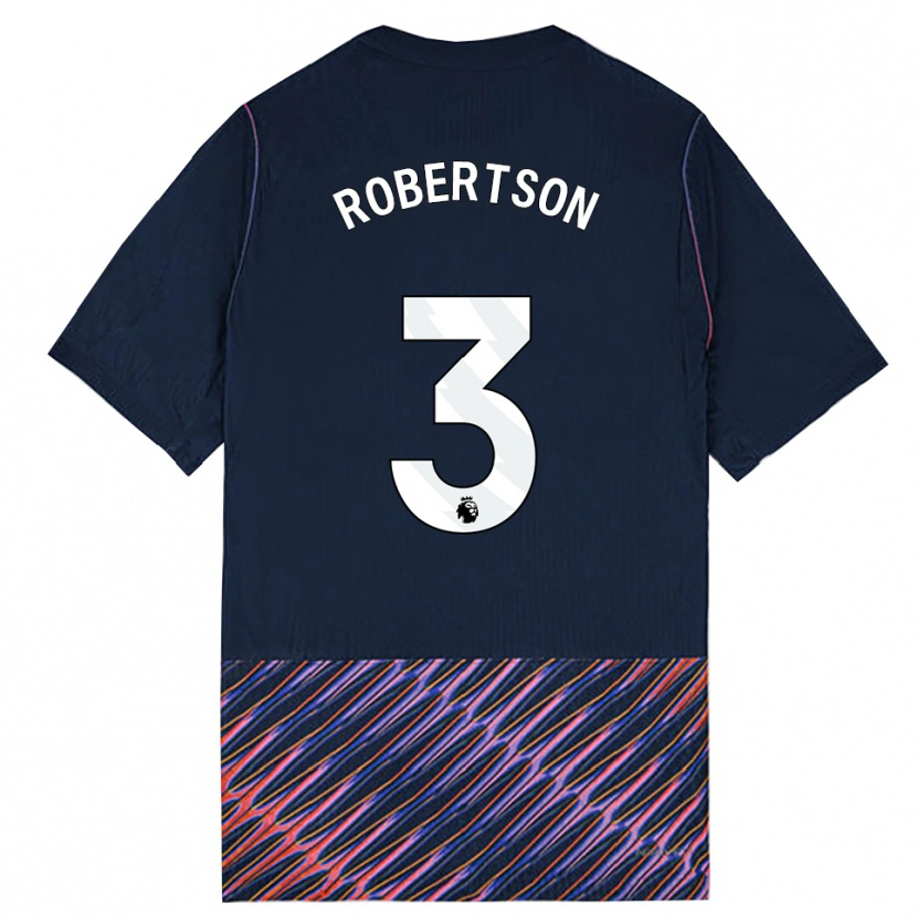 Danxen Mann Andrew Robertson #3 Kongeblå Hvit Bortetrøye Drakt Trøye 2026/27 Skjorter T-Skjorte