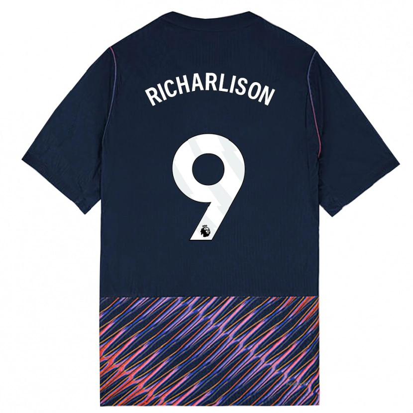 Danxen Mann Richarlison De Andrade #9 Kongeblå Hvit Bortetrøye Drakt Trøye 2026/27 Skjorter T-Skjorte