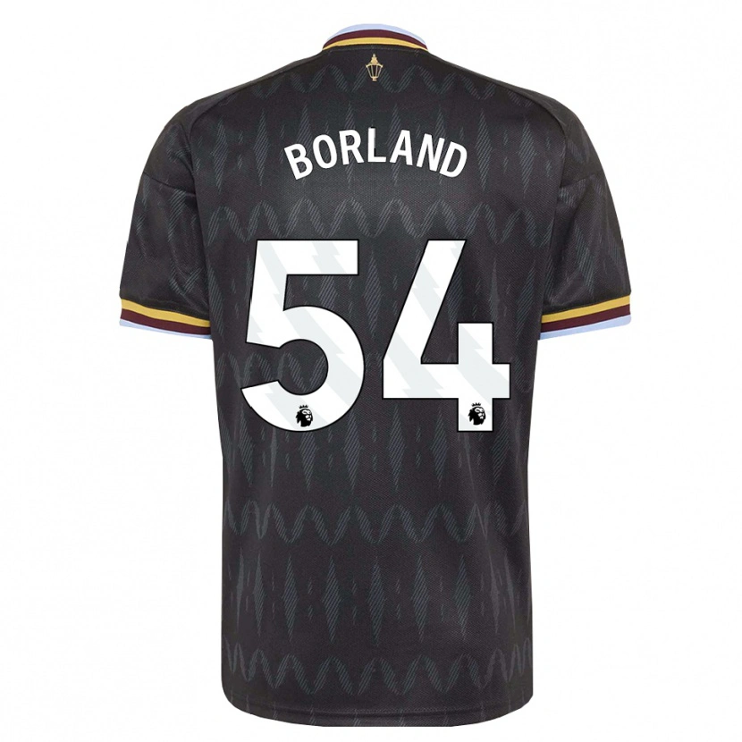 Danxen Mann Aidan Borland #54 Blå Kornblomst Svart Gul Bortetrøye Drakt Trøye 2026/27 Skjorter T-Skjorte