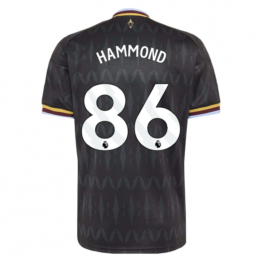 Danxen Mann Rio Hammond #86 Blå Kornblomst Svart Gul Bortetrøye Drakt Trøye 2026/27 Skjorter T-Skjorte