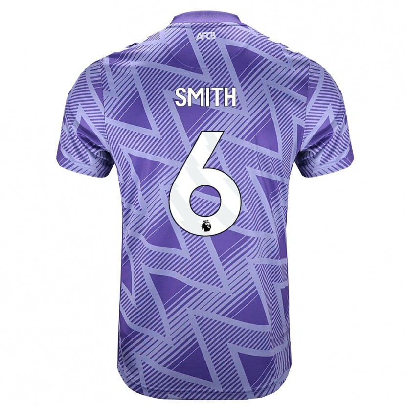 Danxen Mann Maisy Smith #6 Blek Fiolettrød Hvit Bortetrøye Drakt Trøye 2026/27 Skjorter T-Skjorte