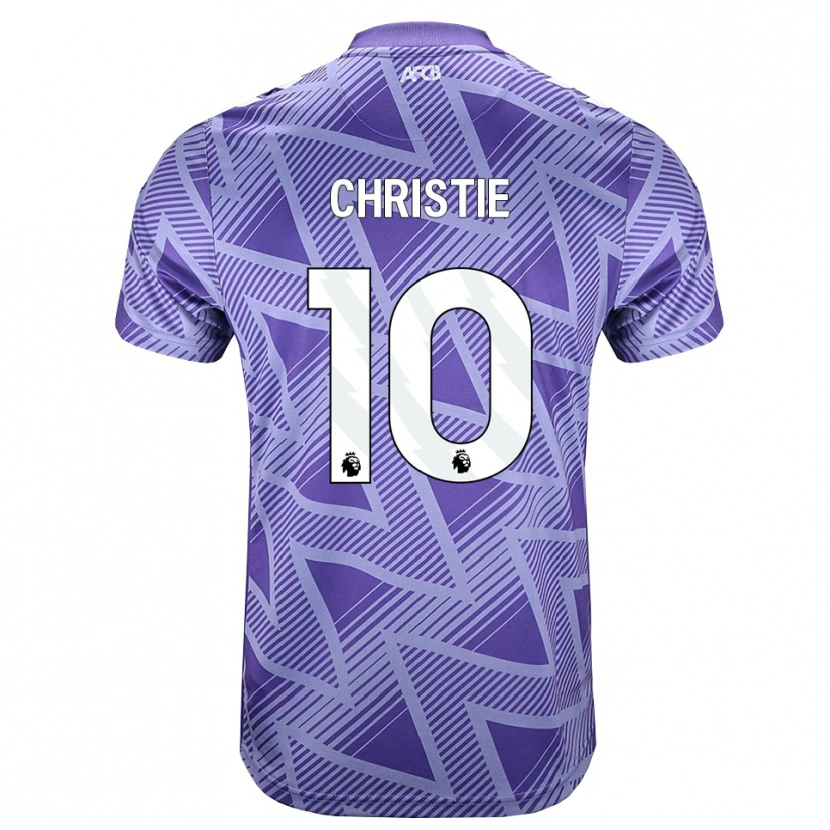 Danxen Mann Ryan Christie #10 Blek Fiolettrød Hvit Bortetrøye Drakt Trøye 2026/27 Skjorter T-Skjorte