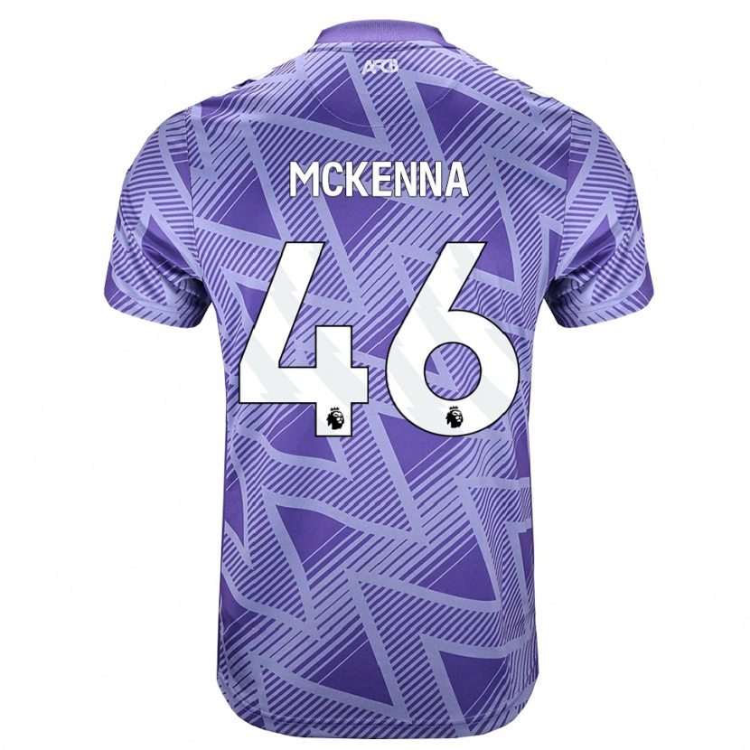 Danxen Mann Callan Mckenna #46 Blek Fiolettrød Hvit Bortetrøye Drakt Trøye 2026/27 Skjorter T-Skjorte