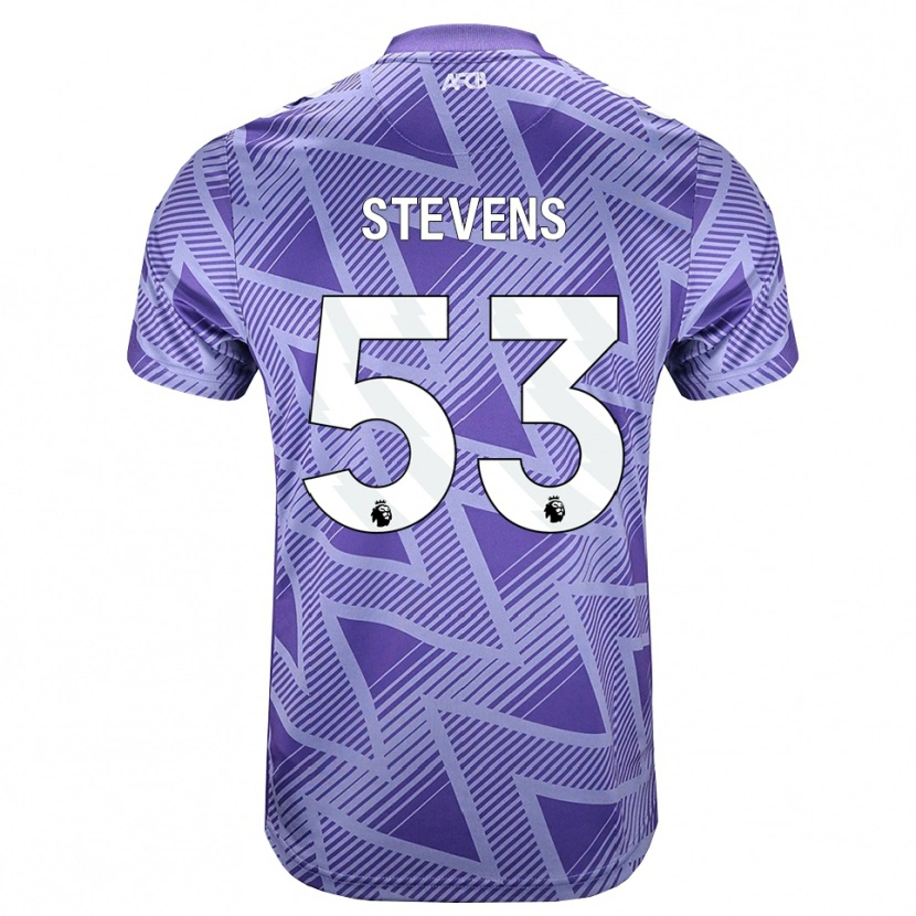 Danxen Mann Charlie Stevens #53 Blek Fiolettrød Hvit Bortetrøye Drakt Trøye 2026/27 Skjorter T-Skjorte